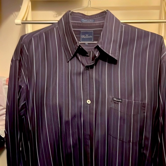 Mens Faconnable navy blue shirt - Picture 1 of 3